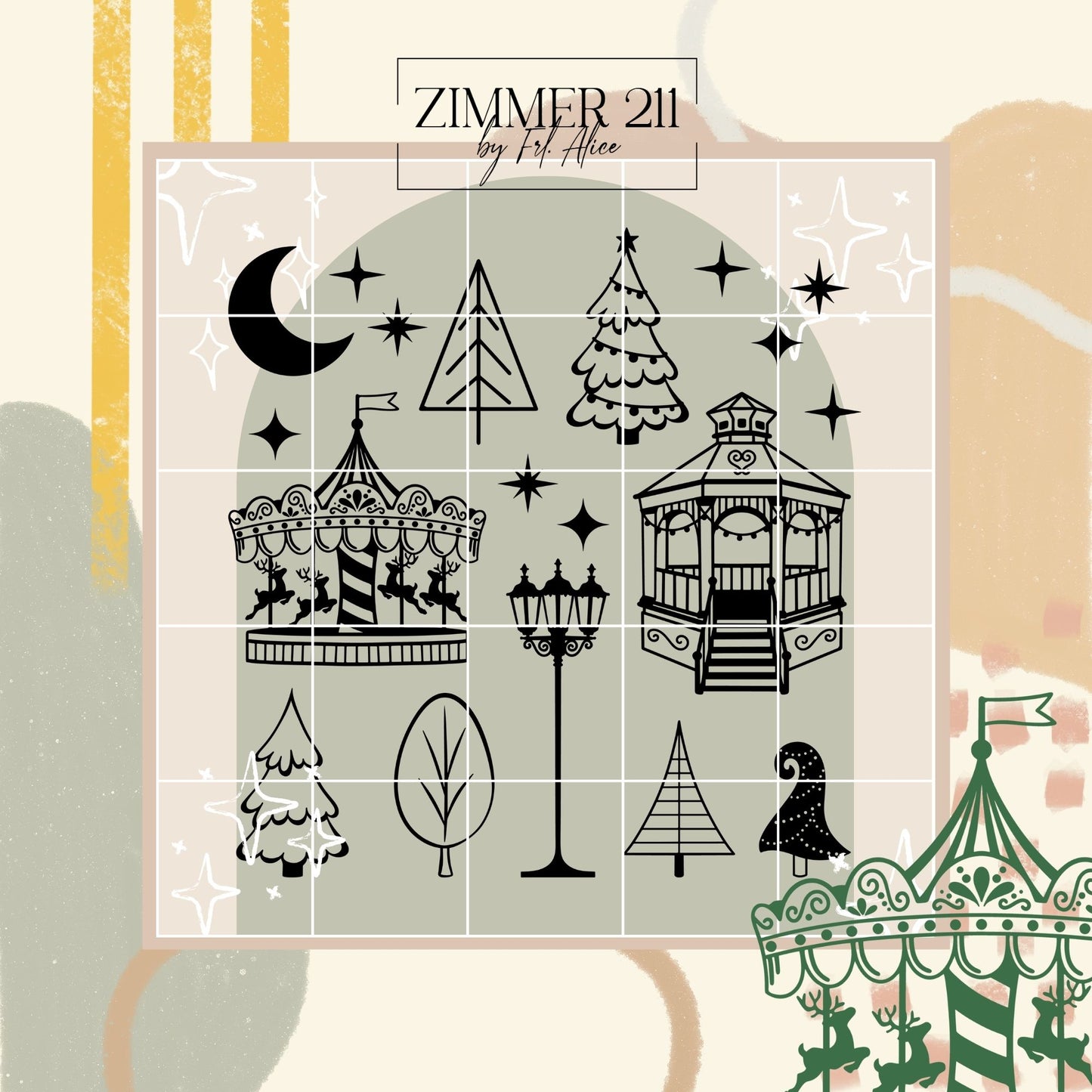 Winterdorf SVG-Bundle