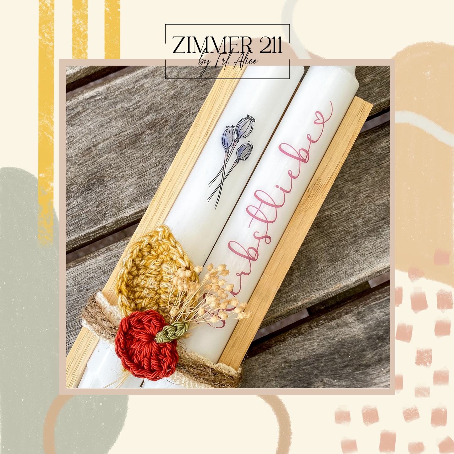 Kerzentattoo Herbst